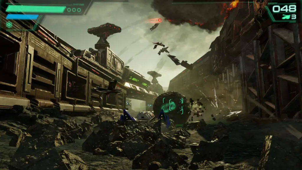 screenshot z gry star fox