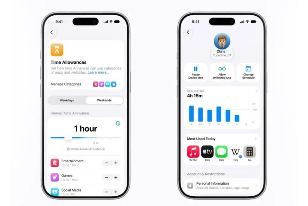 screen time w iOS 27