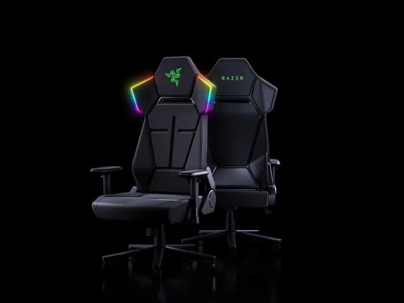 Razer Soma Chroma oficjalnie. To gamingowy fotel RGB, który reaguje na wydarzenia w grach
