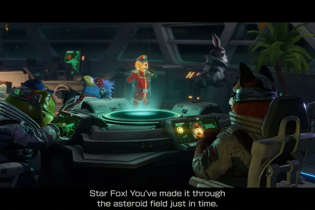 screenshot z gry Star Fox