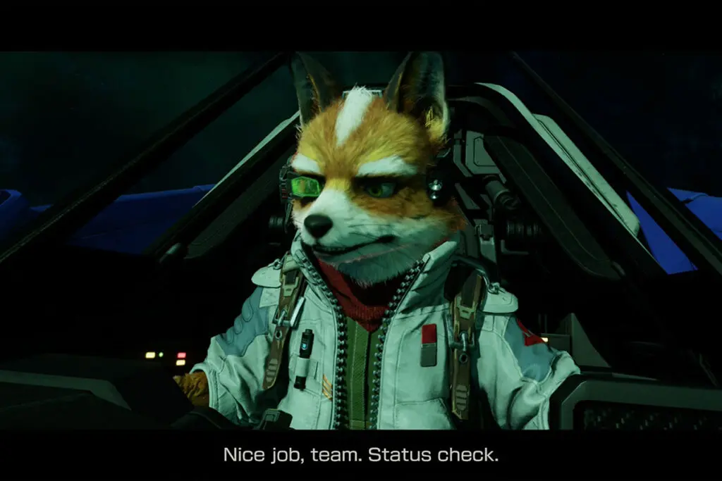 screenshot z gry Star Fox