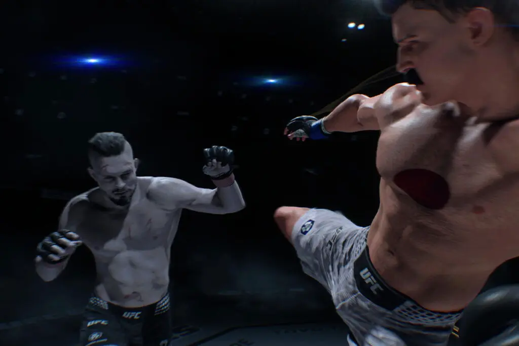 Screenshot z gry UFC 6 