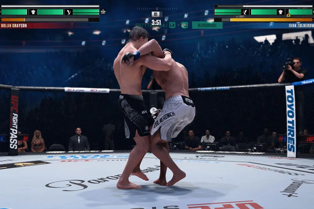 Screenshot z gry UFC 6 