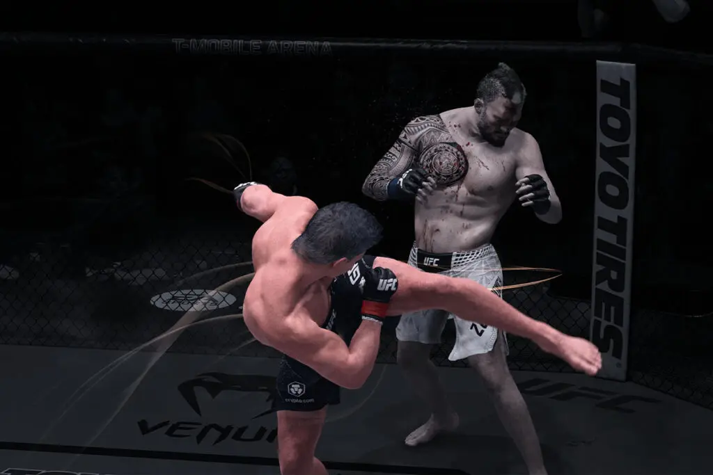 Screenshot z gry UFC 6 