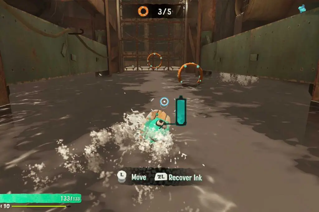 screenshot z gry splatoon raiders