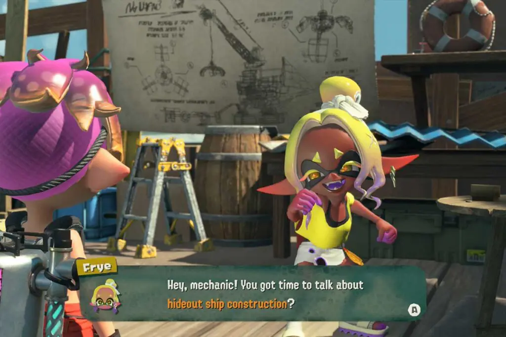 screenshot z gry splatoon raiders
