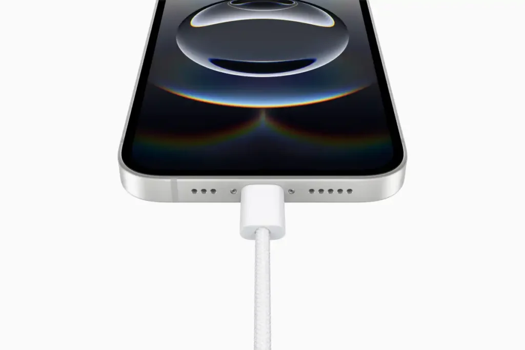 ładowanie apple iphone 16e usb-c