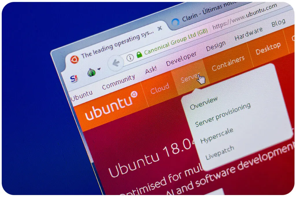 Interfejs Ubuntu