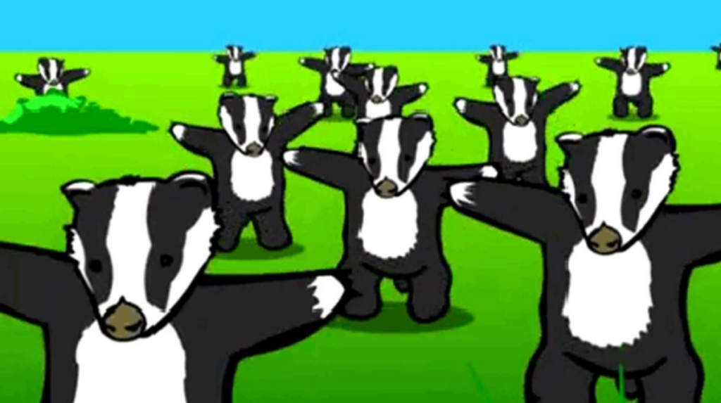 Badgers oparte na wtyczce Flash