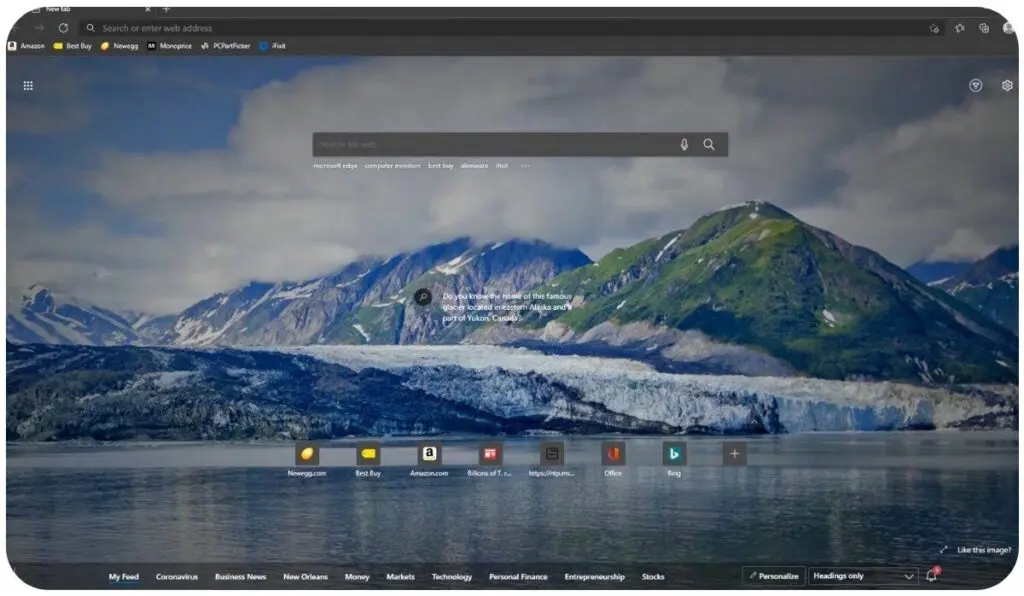 przeglądarka MS Edge