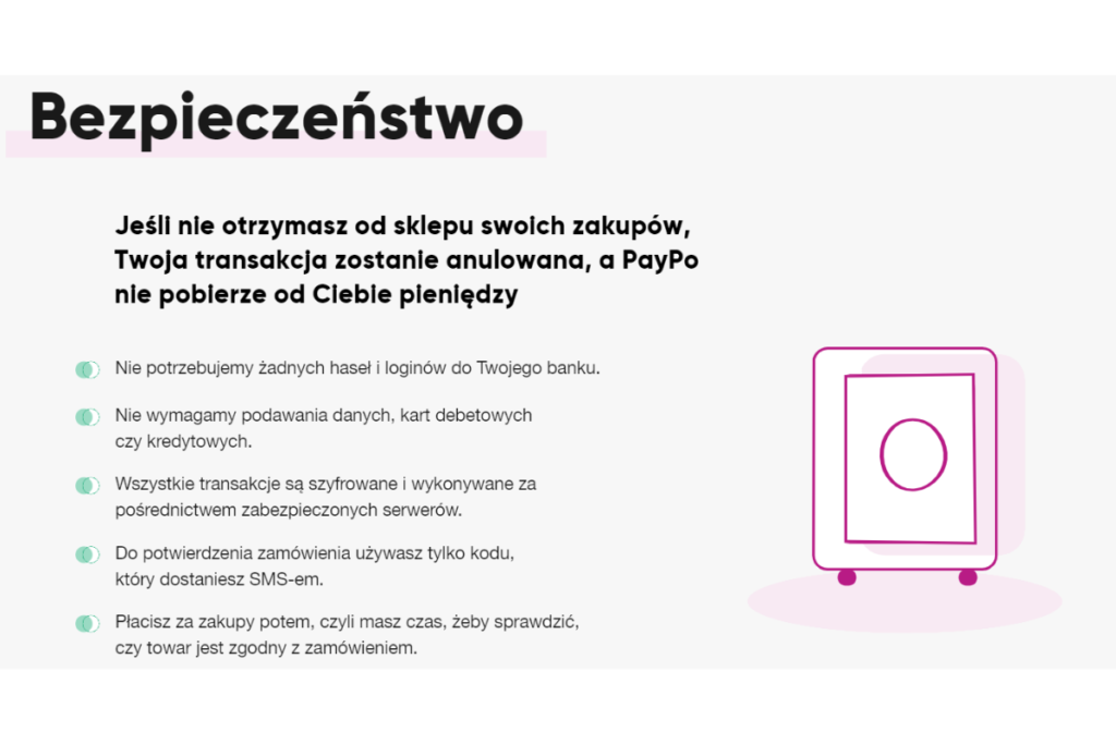Bezpieczeństwo korzystania z PayPo