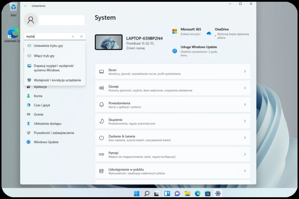 windows 11 wydajność