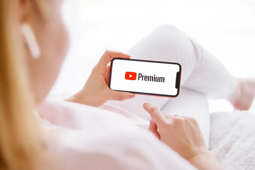 youtube premium na smartfonie