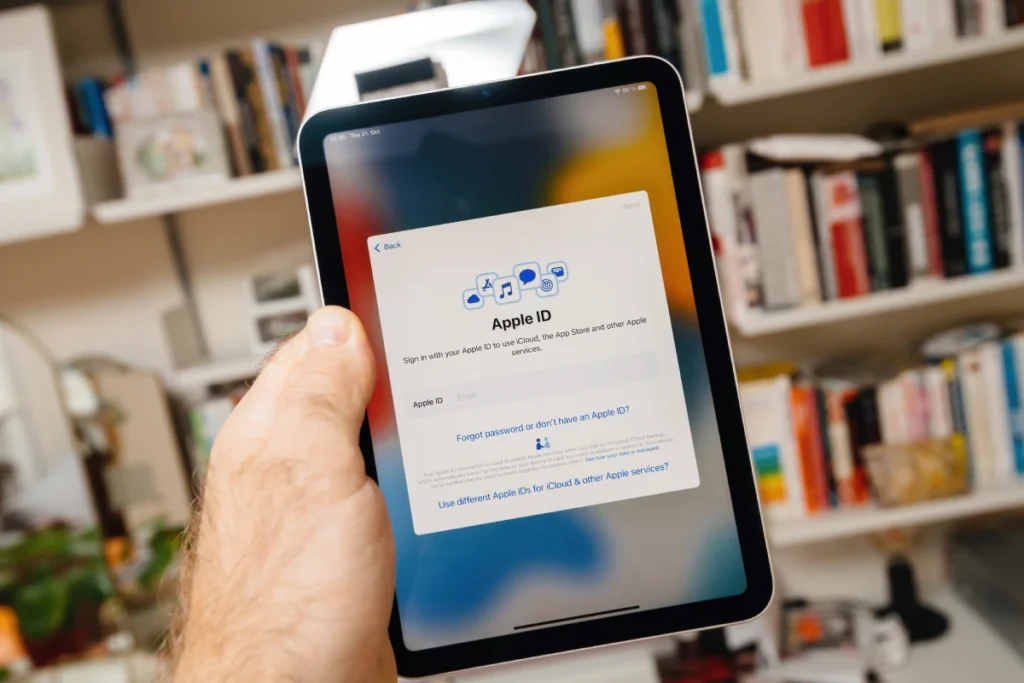 Zakładanie konta na Apple ID na iPadzie