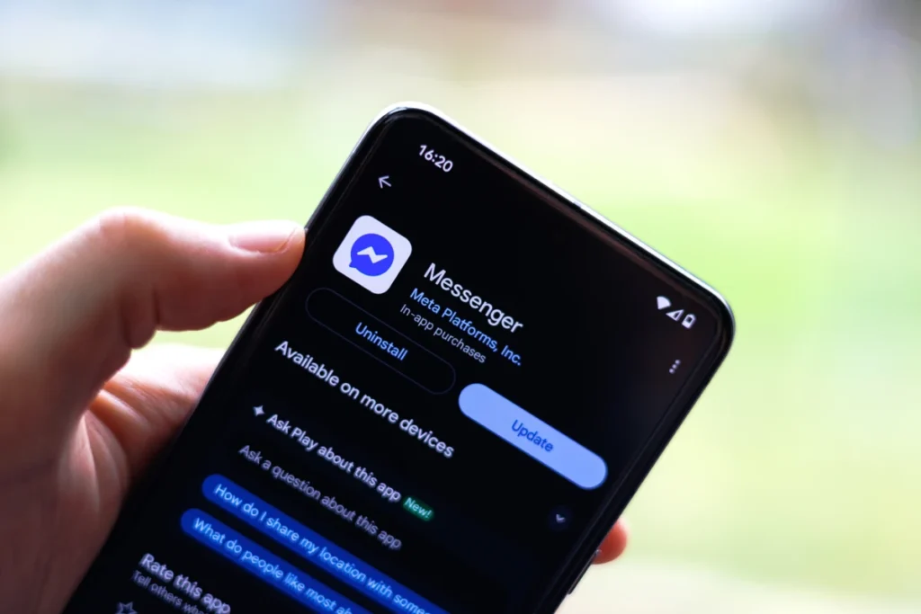 messenger nie działa na androidzie