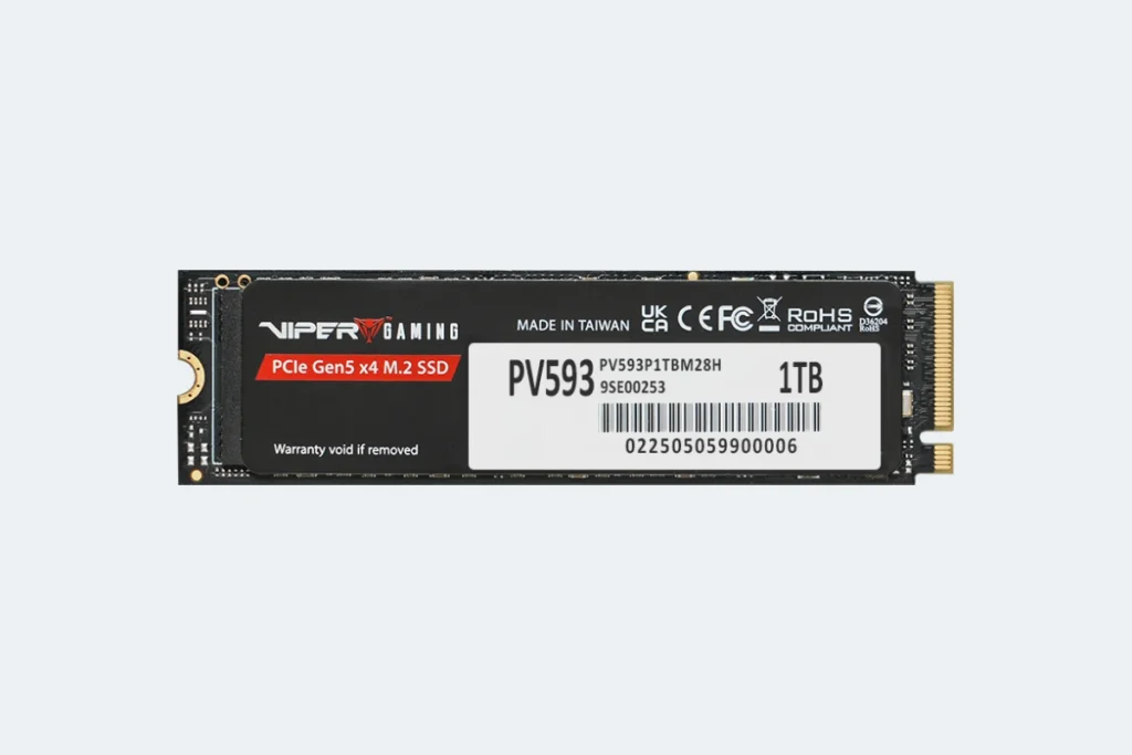 patriot pv593 pice gen5 x4 m2 ssd