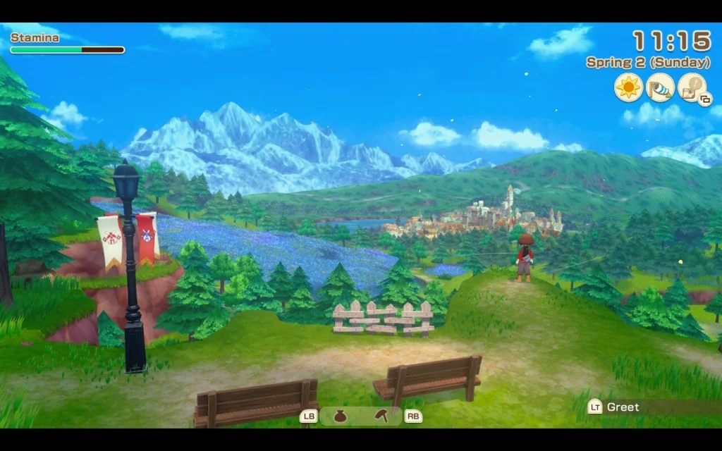 widok z farmy story of seasons grand bazaar