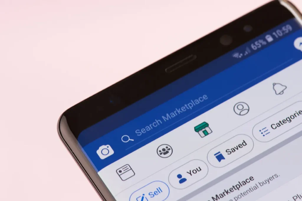 facebook marketplace na smartfonie
