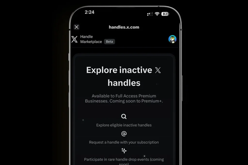 x handle marketplace kup nazwę