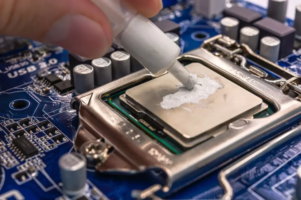 Pasta termoprzewodząca nakładana na CPU