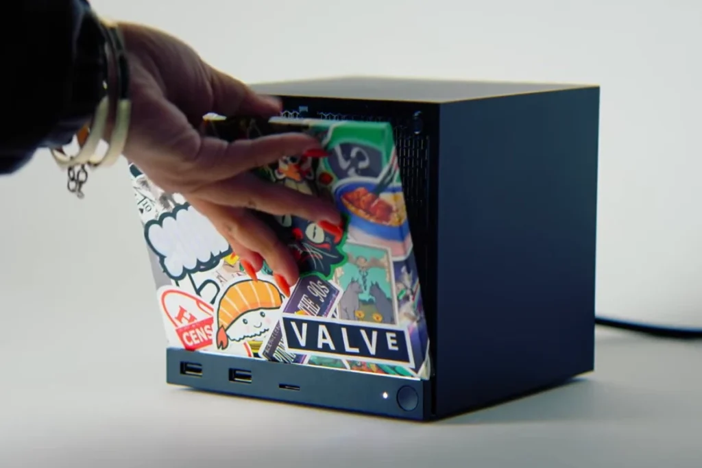 steam machine wymiana panelu na froncie