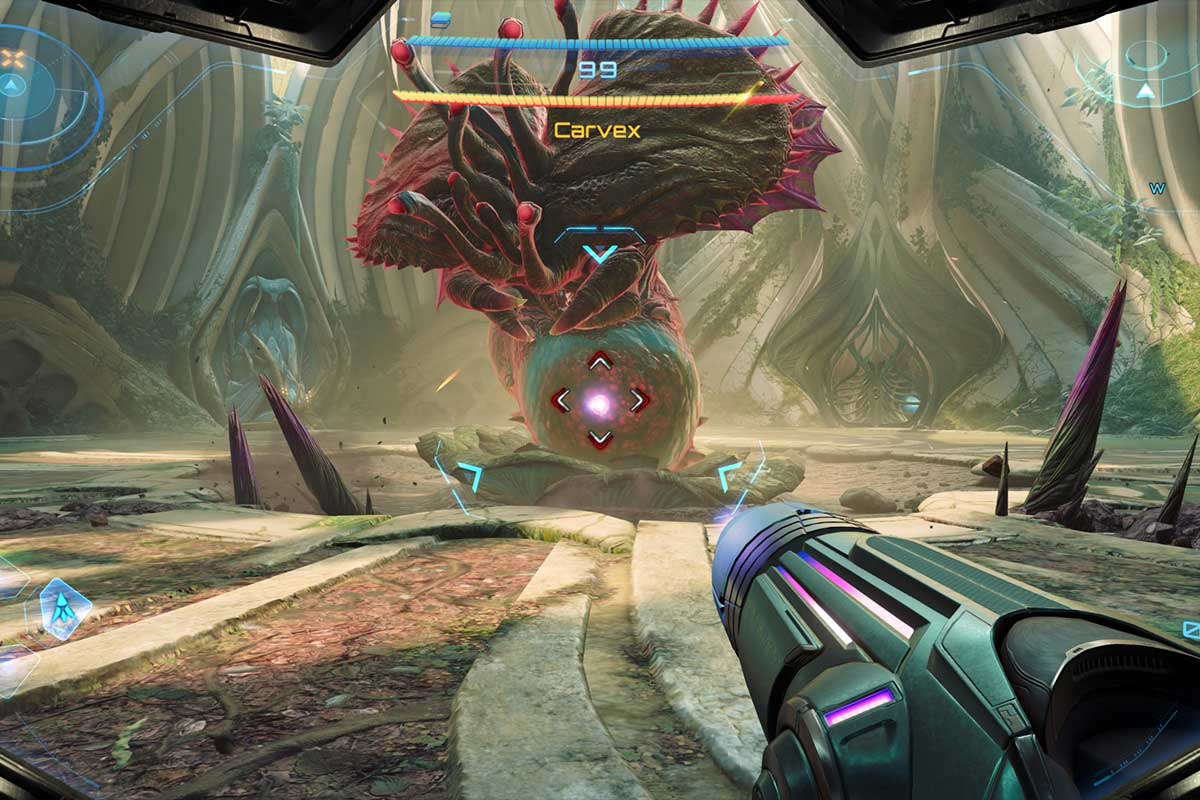 screenshot z gry metroid primę 4 beyond