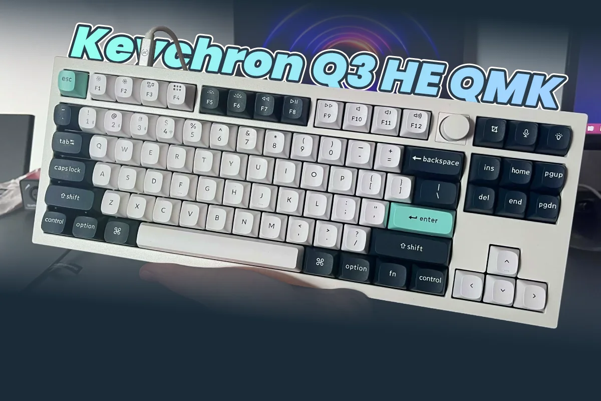 Recenzja klawiatury Keychron Q3 HE QMK Wireless – orzeł w swojej klasie
