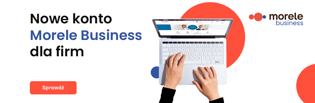 Baner przenoszący do oferty Morele Business