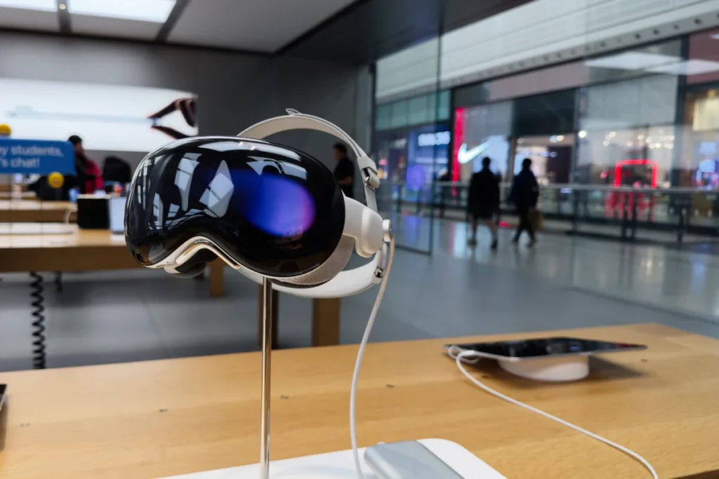 apple vision w sklepie zestaw vr