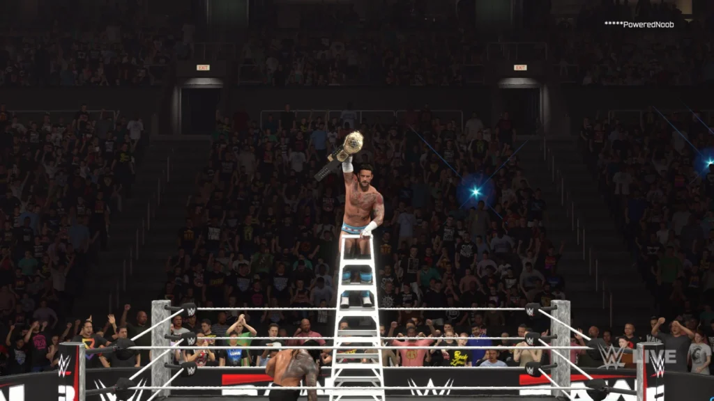 wwe 2k26 cm punk na drabinie