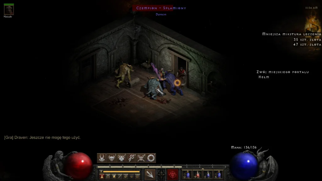walka w diablo 2 czarnoksiężnikiem