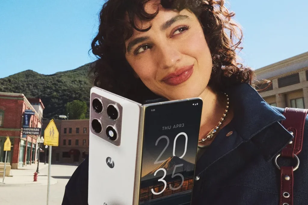 motorola razr fold w ręku