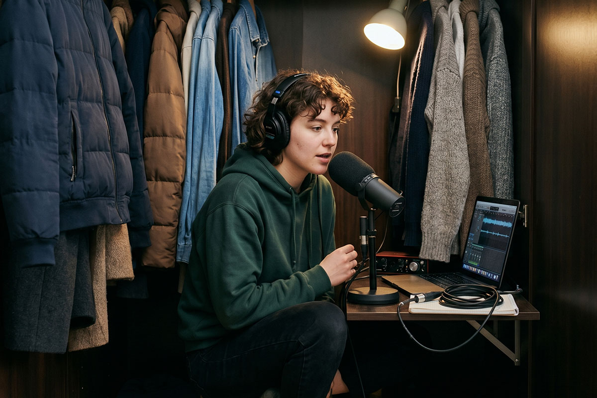 podcast w szafie poradnik