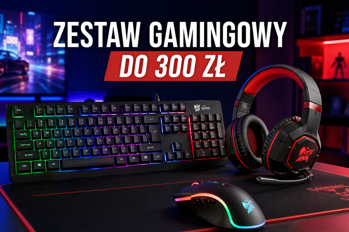 Zestaw gamingowy do 300 zł. Co wybrać, by nie przepłacić?