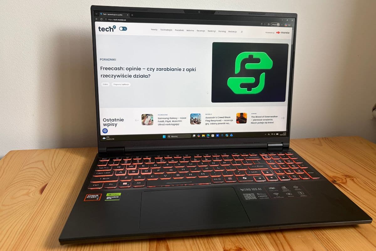 Acer Nitro 16S AI – recenzja laptopa „w sam raz” 